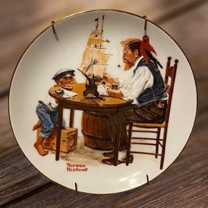 Norman Rockwell Collector Plate - “For A Good Boy”